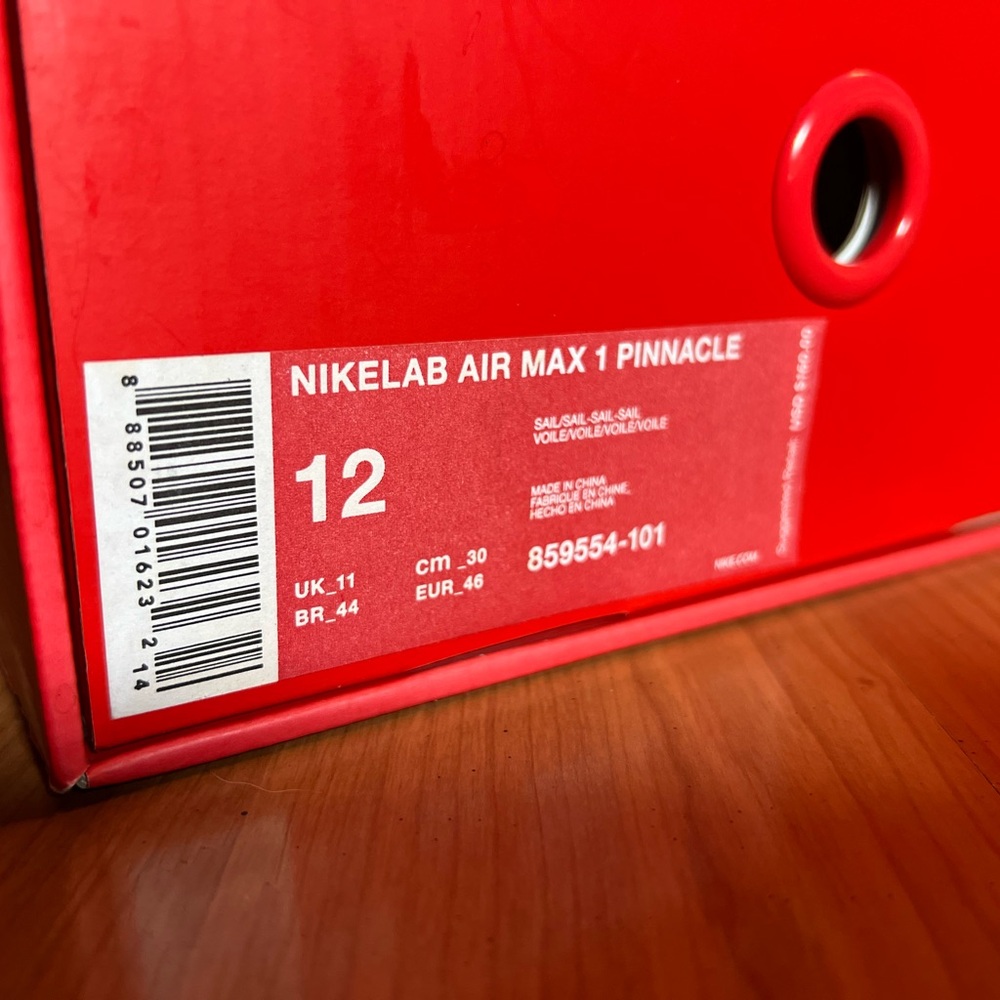 NIE AIR MAX 1 PINNACLE || SAIL || SZ 12 - Picture 6 of 7